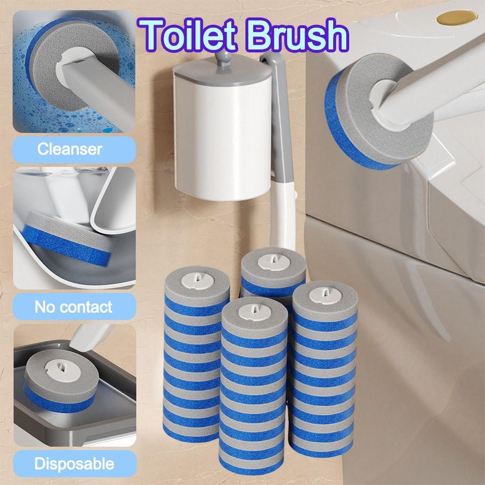 Dissolving Deodorization Toilet Brush Disposable Toilet Brush Head Bathroom Cleaning Accessories