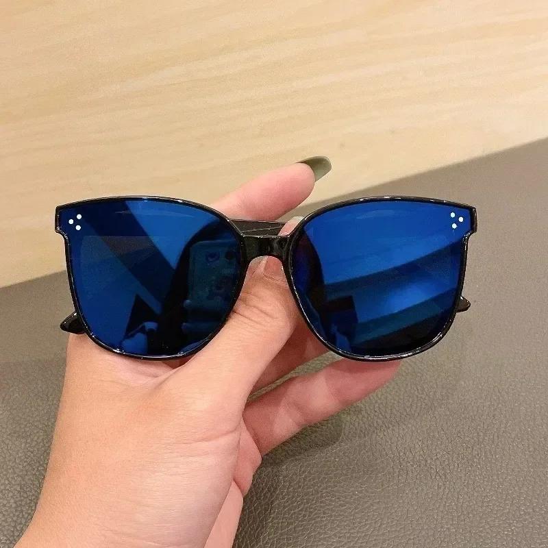 Classic UV400 Sunglasses for Kids Girls Colorful Mirror Metal Frame Eyewear Stylish Children Glasses