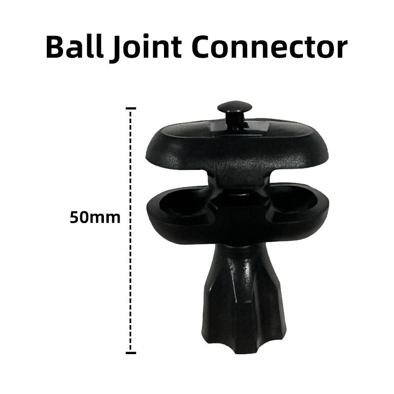 Car Phone Holder New Extension Rod Air Outlet Display Adapter Extension Arm Modification Accessories 17mm Universal Ball Head