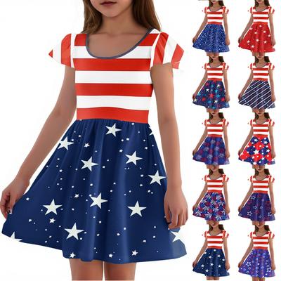 Girls Toddler SleeveDress Dresses Casual Party School Dresses Clothes For Girls