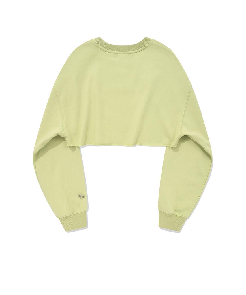 FALLETT Crop Bolero Sweatshirt Lime