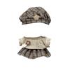 First And Second Generation Baby Clothes 17cm Doll Sitting Party Clothes Accessories Overalls
