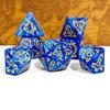 Polyhedral DND Dice Set 7Pcs Dragon Pattern for D&D TRPG Role Playing Board Game Entertainment Collectible Gift