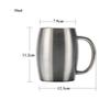Stainless Steel Thermal Cup Mug for Office Tea Leak-Proof with Lid Coffee Beer Travel Camping Home Tumbler Drinkware 300/420ml