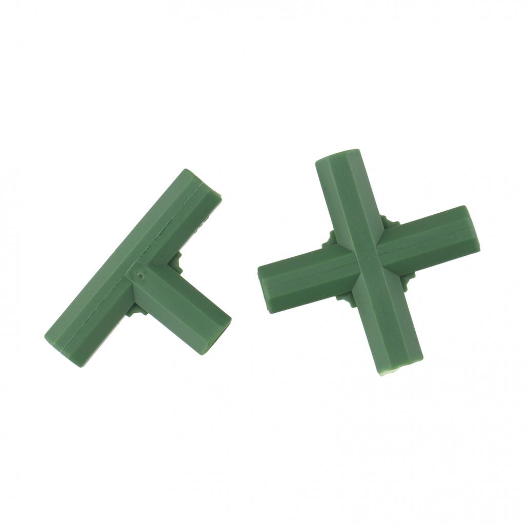 11mm Green Plastic Frame Connectors for Reliable Garden Support 20 Pcs