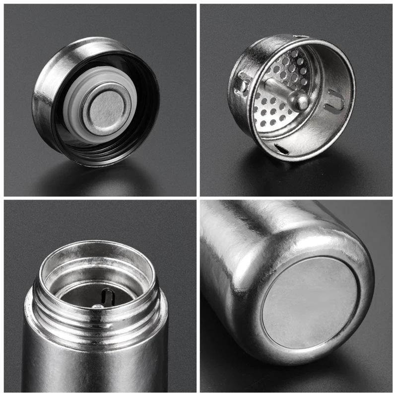 Large Capacity Titanium Insulated Mug with Magnetic Tea Infuser - Double Layer Cup for Women & Men