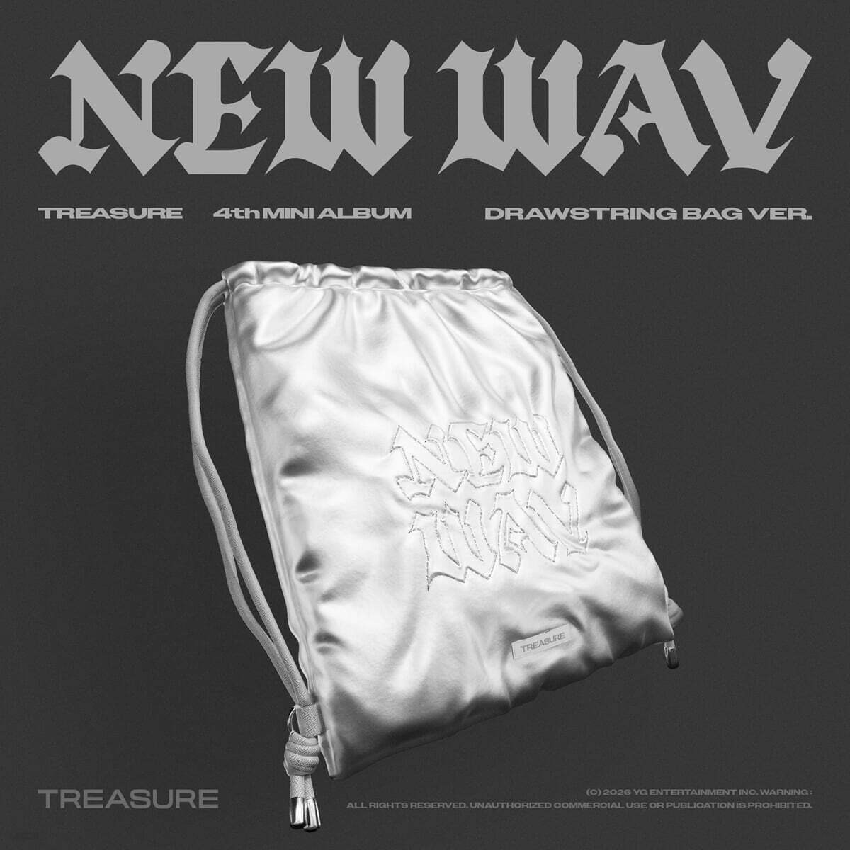 

[Pre-Order] TREASURE NEW WAV Drawstring Bag Kpop Album Photocard Official Limited DRAWSTRING BAG VER. (Limited Edition