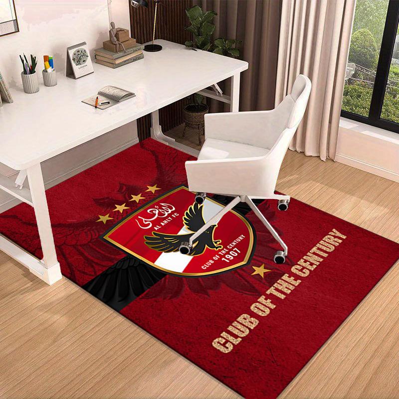 Ahly Football club Printed Area Rug for Office, Chair Rug, Decorative Carpet Floor Mat, Large Size Fan gifts Christmas gifts