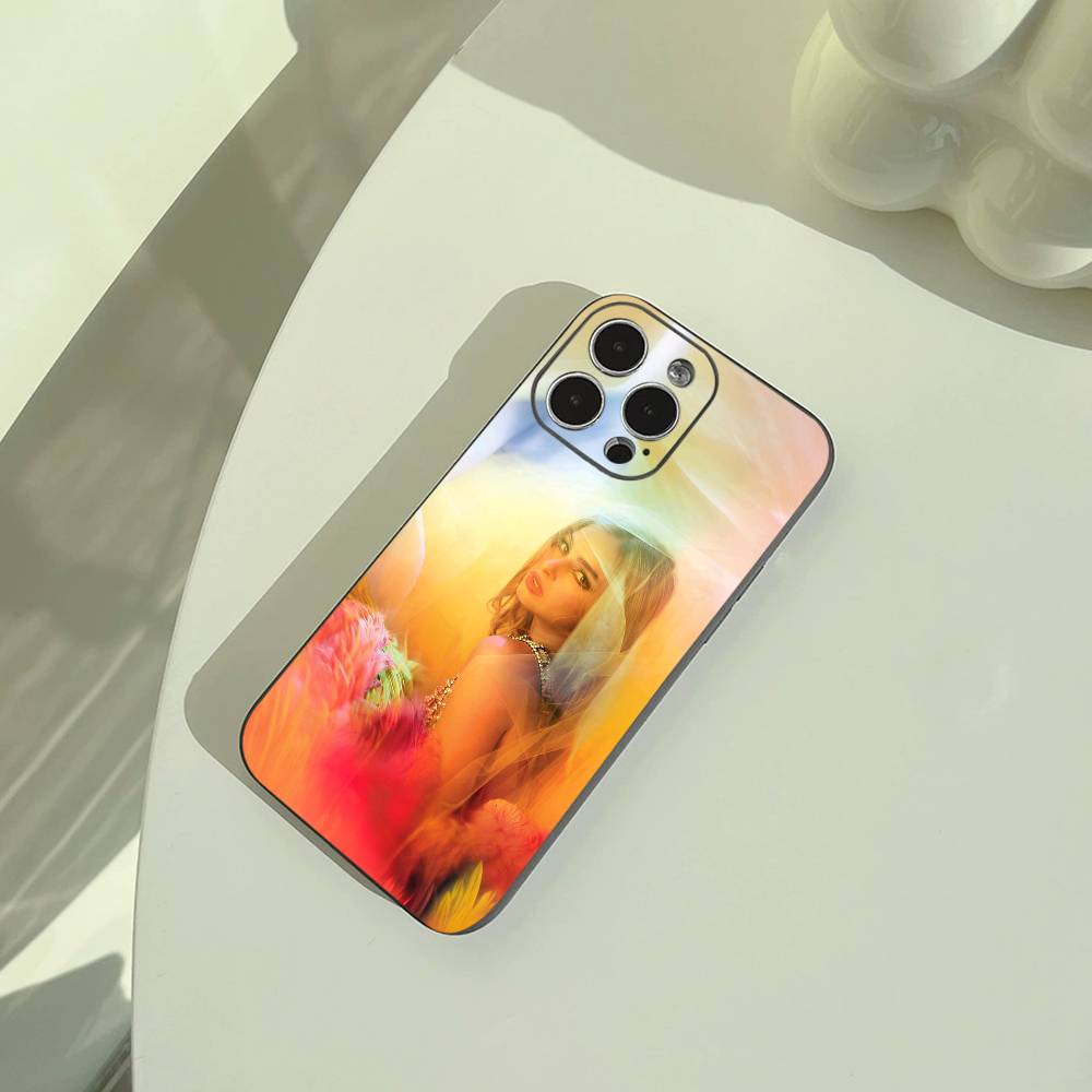 Addison- Rae Phone Case For iPhone 17,16,15,14,13,12,11 Pro Max, Lightweight and practical Soft Black Cover