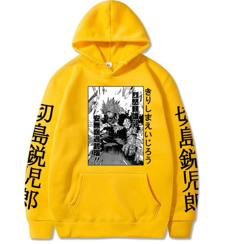 Kaminari Denki Men's Autumn Hoodies Boys Harajuku Girls Pullover Fancy Music Gift Casual Loose Comfortable Sweatshirt