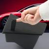 2x Car Trunk Side Storage Box Garbage Bins Organizer Flocking Mat Partition Board Stowing Tidying Compatible for
