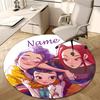 Personalized K-KPop Demon Hunters Round Chair Office Rug - Perfect for Mat, Office Chair & More - Ideal Gift for Birthdays and Holidays