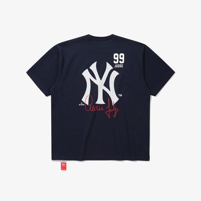New Era Mlb New York Yankees Player SignaTure T shirT Team Navy 15147523