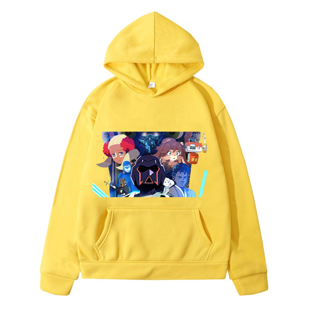 Stars Wars Print Anime Hoodie Fleece Sweatshirt Y2k Sudadera Kawaii Hoodie Cartoon Jacket Boy Pullover Kids Clothes Girls