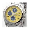 SEIKO Watch Chronograph SND409 Yellow Fashion Watch Men's (Male)