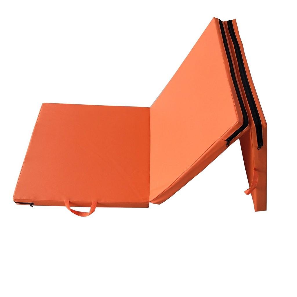 50MM Foldable Exercise Mat Portable Anti Slip Foam Gymnastic Mat Leather Yoga Gymnastic Tumbling Mattress Gym Mat