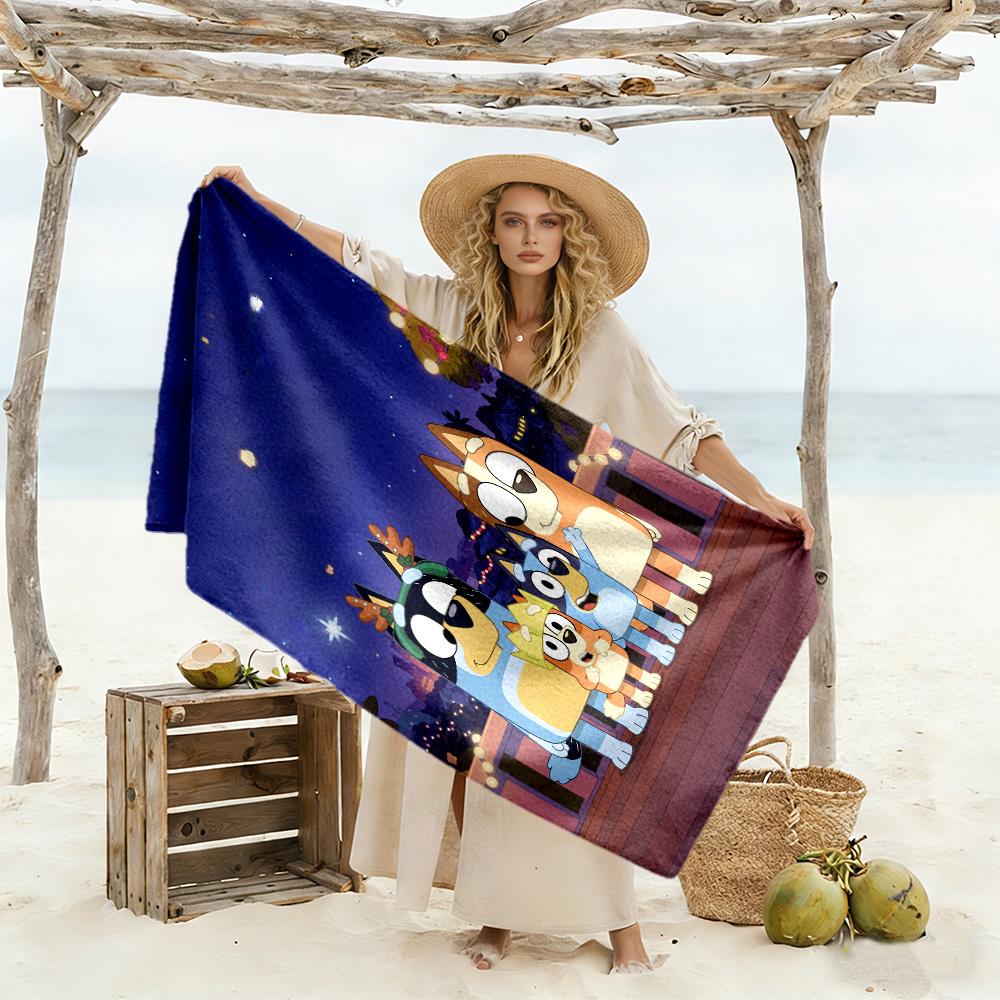 Happy Birthday Celebration! Beach Towel Soft Durable Quick-Dry Comfortable Lightweight