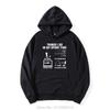 Dinge, die ich in meiner Freizeit mache Gehen Angeln Angelrute kaufen Hoodie Männer Baumwolle Pullover Kapuzenpullover Hip Hop Sweatshirt Harajuku Streetwear