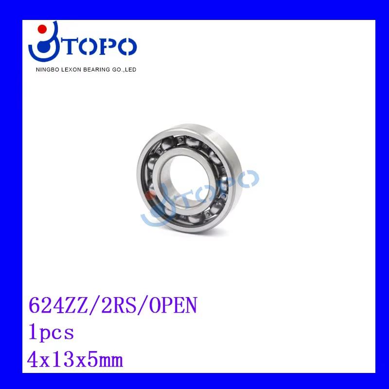 4*13*5mm Deep Groove Ball Bearings 624 ZZ/2RS/OPEN