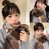 Japanese Soft Girl Autumn and Winter Small Fresh Literary Plaid Scarf Female Student Warm Versatile Couple Gift Korean Version Scarf