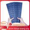 Blue 3mm 10-Hole A4 Binding Strips, 100-Piece Pack