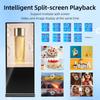 MWE USA Lager 55 Zoll Indoor LCD Werbebildschirm Digital Signage und Displays Touchscreen Smart Kiosk Bodenständer Totem