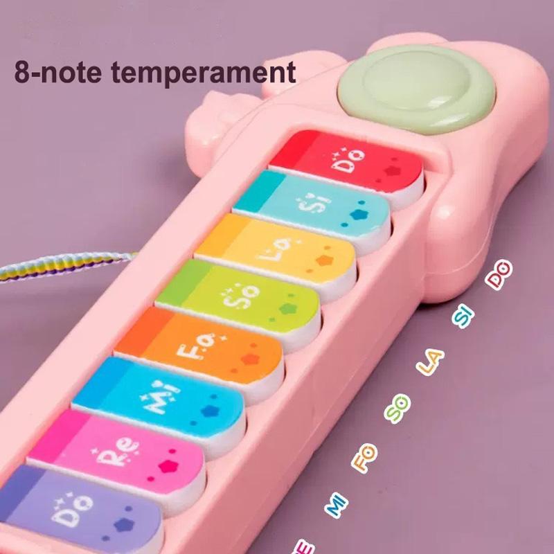 New Three-mode Children's Electric Guitar Button Cartoon Toy Piano Children's Early Education Educational Toy Musical Instrument