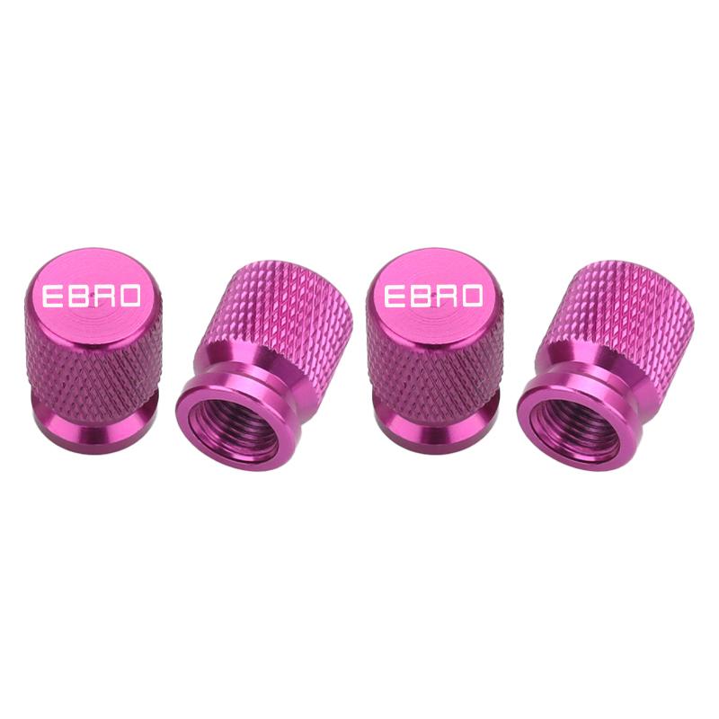 

4Pcs Car Wheel Tire Valve Caps Tyre Stem Cover Airdust Waterproof Car Accessories for Chery EBRO S400 S700 S800 Phev фіолетовий