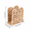 Rustic Style Grass Napkin Holder Vintage Handmade Standing Tissue Dispenser Natural Tissue Holder Coffee Table
