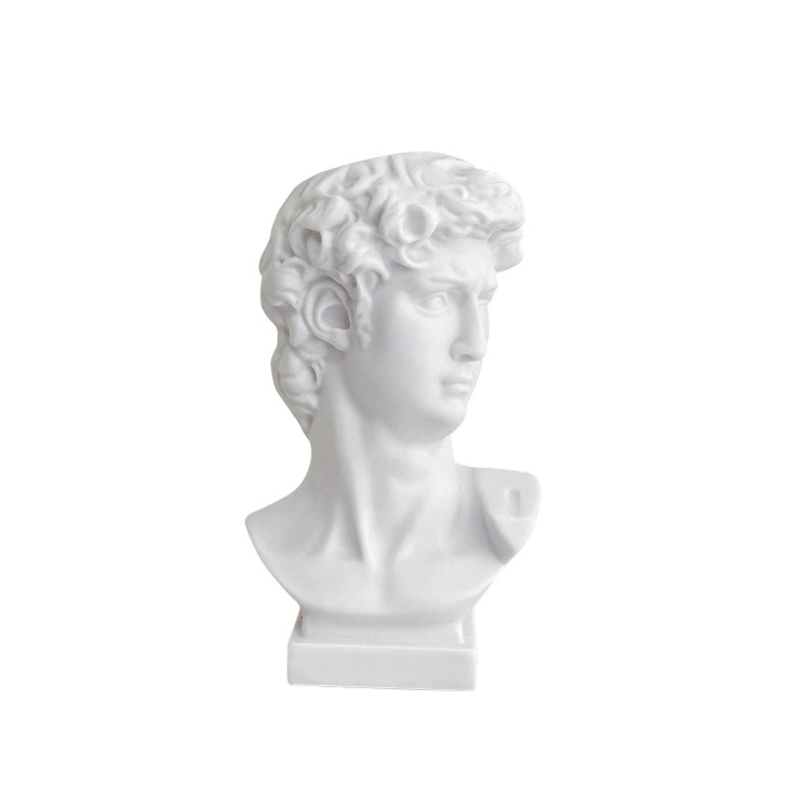 

Creative Desktop Sculpture Bust Statue Home Decorative Ornament Modern Art Resin Figure for Living Room Office Study Table Display one size