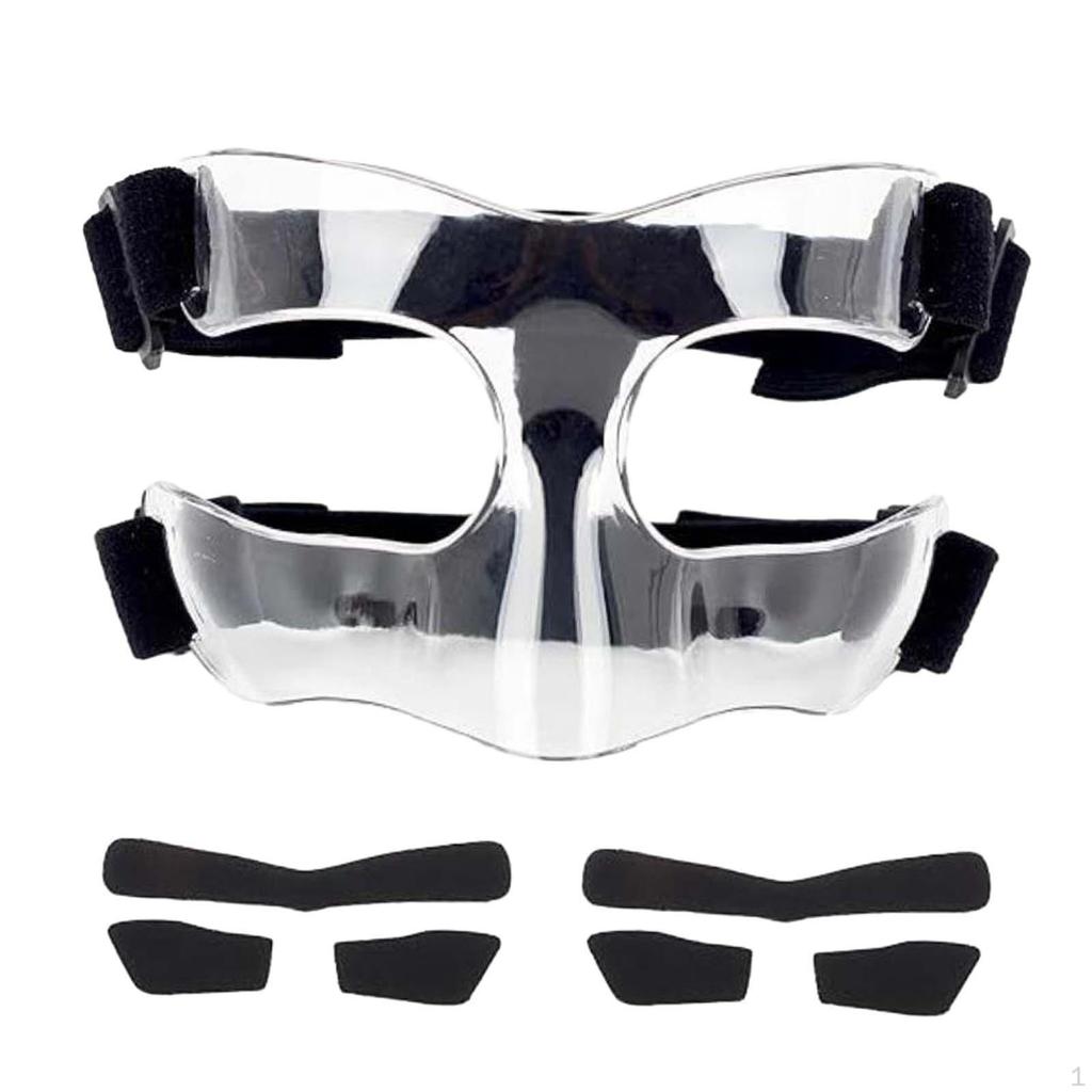 Basketball Face Mask for Sports, Versatile Nose Guard, Reusable