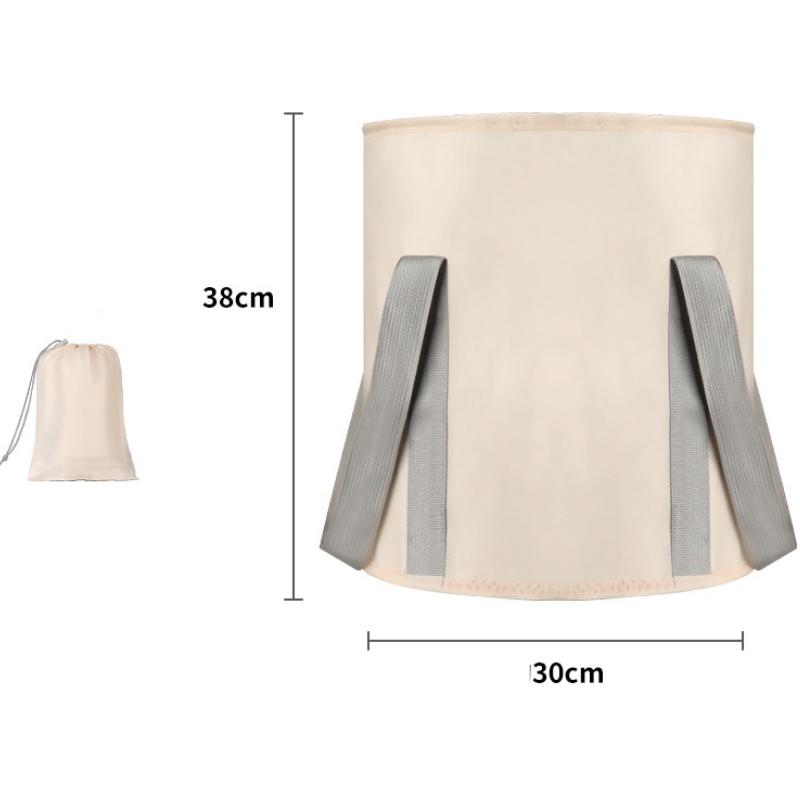 Foldable Foot Bath Bucket Portable Soaking Basin With Carry Handles Thickened Fabric For Home Spa Foot Wash And Daily Relaxation Use