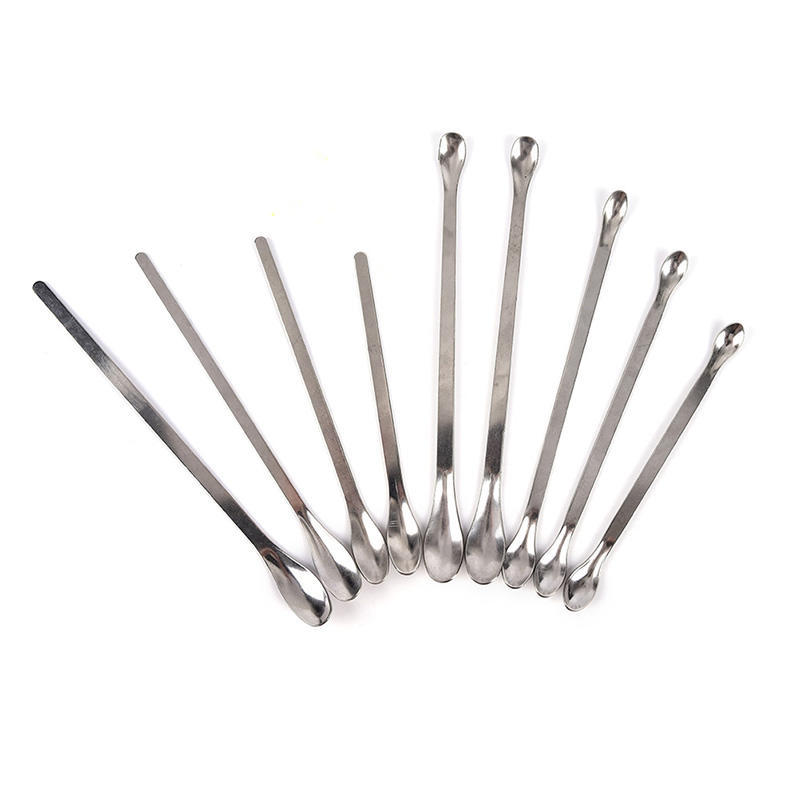 Double-Head Stainless Steel Lab Spoon Scraper Dental Instruments Medical Spoon