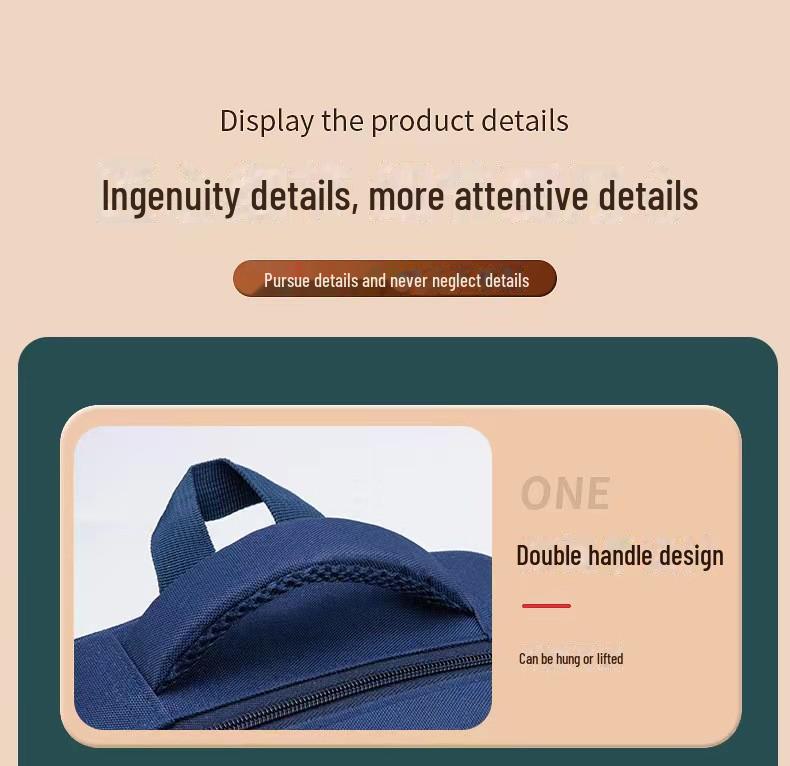 2024 Lightweight Multi-layer Breathable Backpack for Grades 1-6 Elementary Students