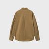 NOIRER FOR WOMAN Cotton Loose Fit Classic Shirt (Brown)