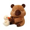 New Yellow Duck Water Guinea Pig Doll Plush Toy Kapibara Doll Girls Gift Children Doll
