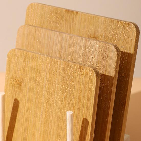 Holzuntersetzer, hitzebeständig, langlebig, sauber, poliert, tragbar, einfach, flexibel, Verbrühungsschutz für heiße Getränke, Kaffee