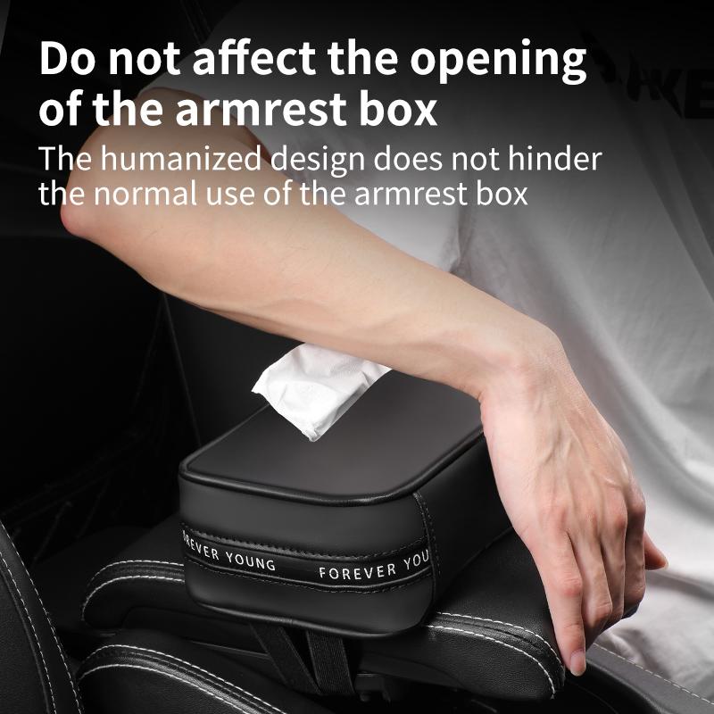 Auto Armlehnenbox Taschentuchbox für Autoinnenraum Pappschachtel für einfache Gurte Servietten Papiertüten und Zubehör Dekoration