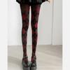 Dames Argyle Ruitpatroon Panty Ademend Nylon Stof OnDoorzichtig Maillot Kousen Stijlvolle Contrastkleur Leggings