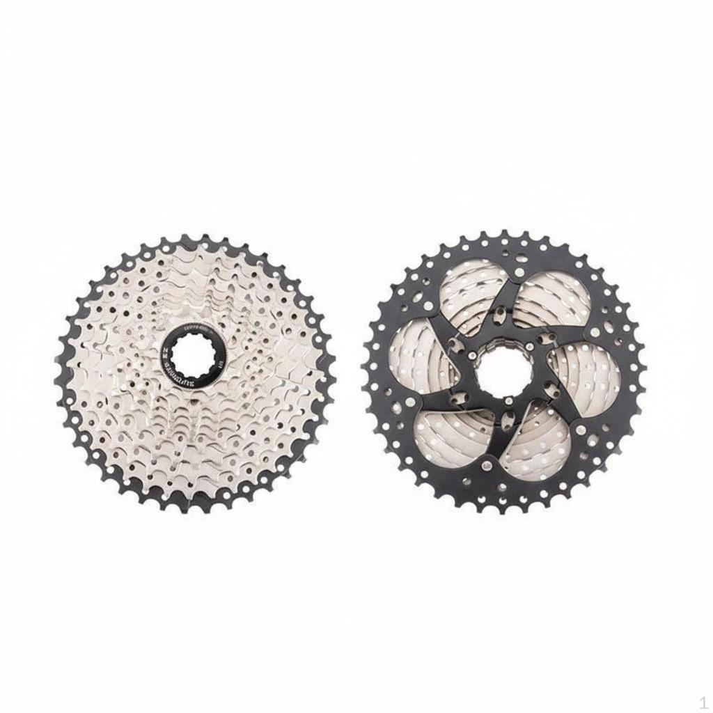 Cassette de Bicicleta Amplia Compatibilidad Volante de Bicicleta Cambio de Marchas Suave 9 Velocidades para