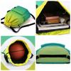 Nylon Gradient Bundle Pocket Backpack Large Capacity Waterproof Sports Drawstring Bag Portable Casual Daily Travel School Bag