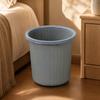 Wastebasket with Retaining Collar Modern Open-Top Waste Bin Low-Profile