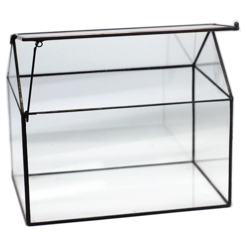 

Європейська скляна теплиця-плантатор для сукулентів: Прозорий Еко-Дружній Контейнер для Мікро-Ландшафту для Домашнього Декору Small