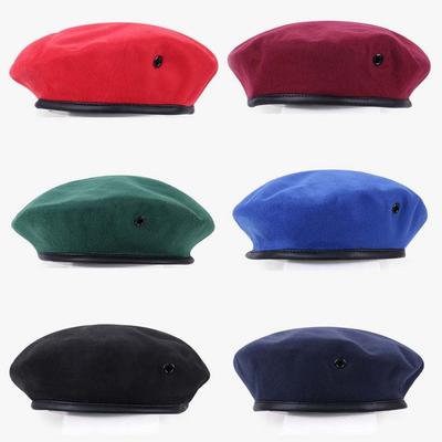 Herbst- und Winter-Barett-Hut Verstellbare Malermütze Unisex Uniformmütze Damen Herren
