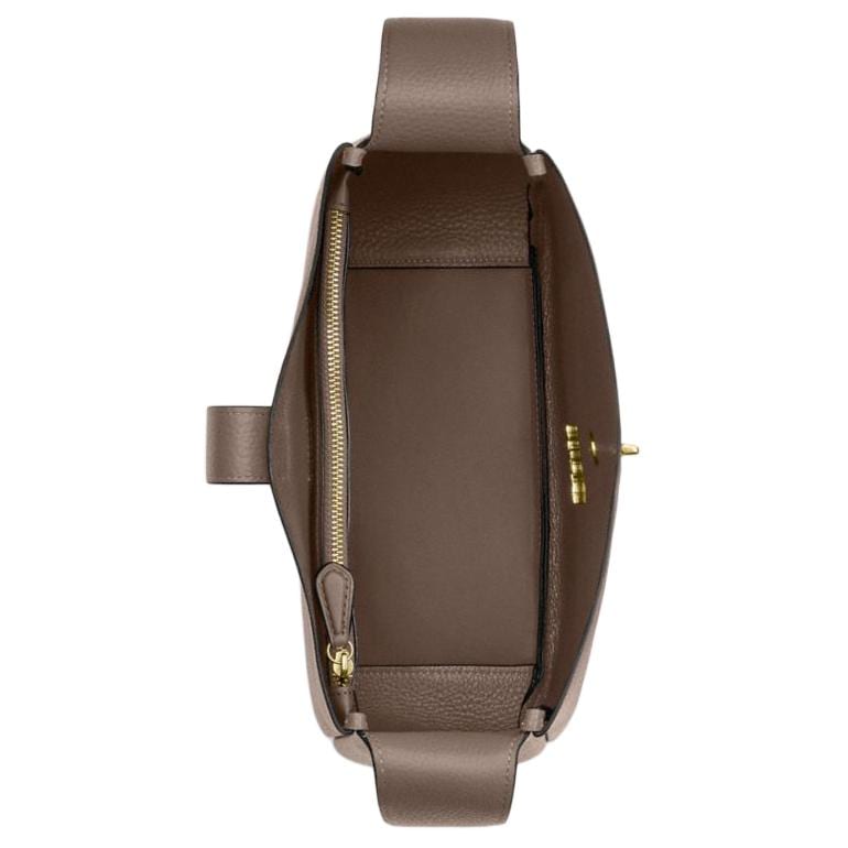 Coach Hadley Pebbled Leather Shoulder Bag, Crossbody Bag Medium Women's Dark Umber CW002-IMV2R