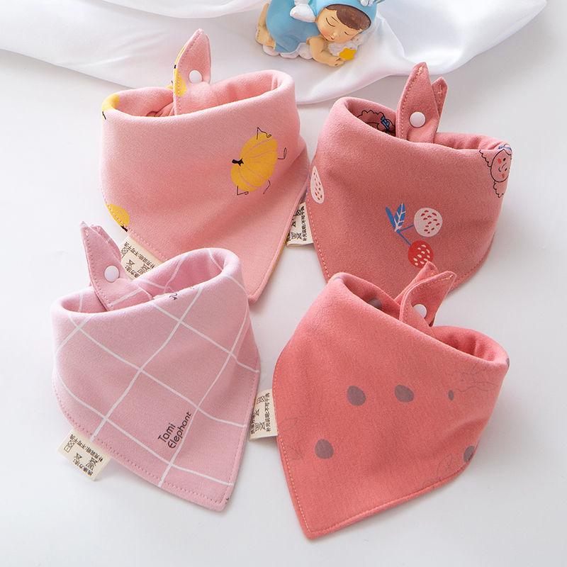 Unisex Triangle Baby Bibs: Pure Cotton, Waterproof, Super Soft, Double Snap, Scarf Wrap
