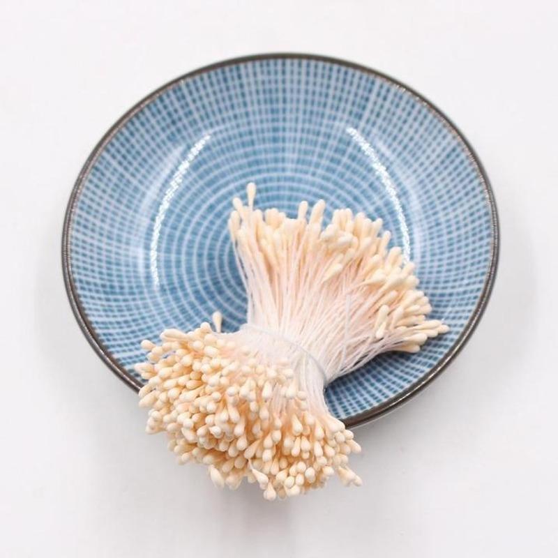 400Pcs 2mm Stamen Handmade Artificial Flowers for Wedding Party Home Decoration DIY Christmas Scrap Fake Plants Crafts