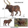 High-Quality Children's Cow Animal Model - Simulation Farm Scene Decoration