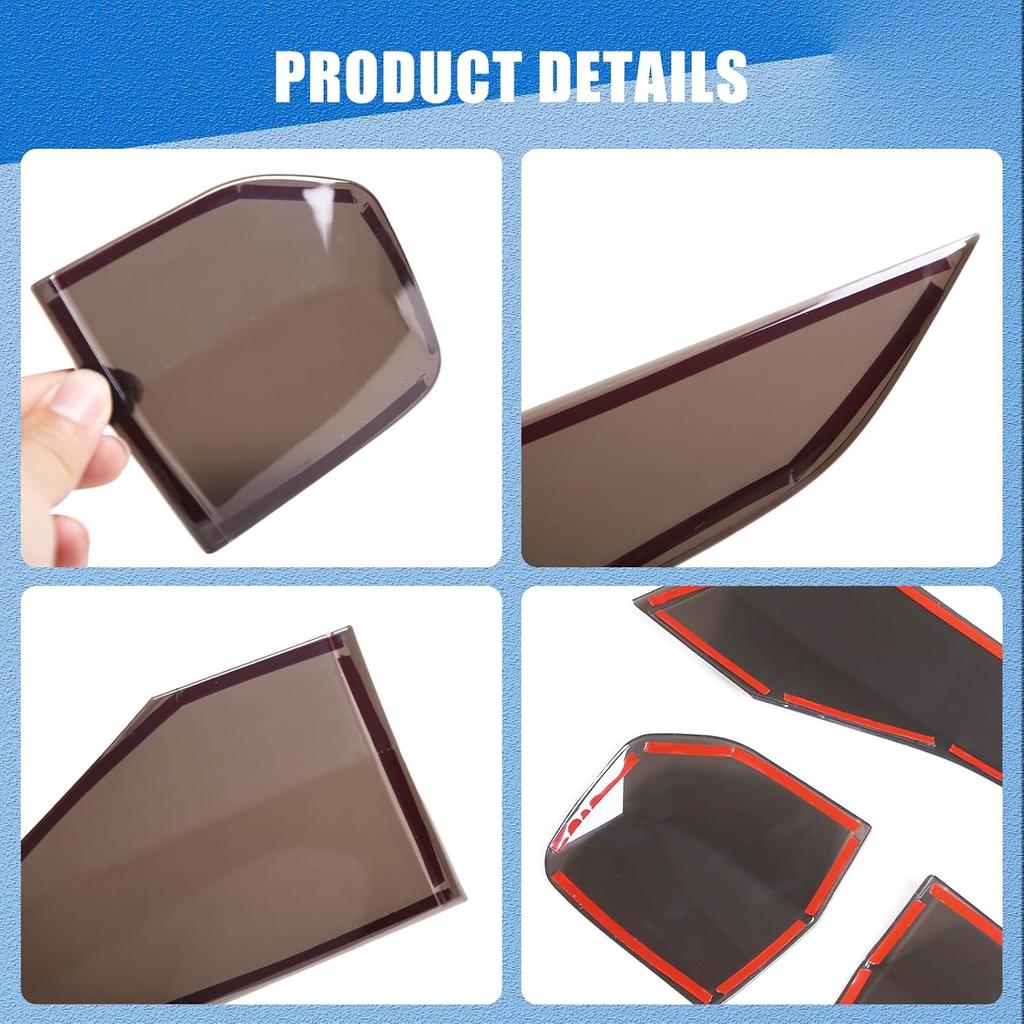 Bakljus Lampa Skydd Trim för Subaru Outback 2021 2022 2023 Tillbehör, ABS Bil Rökfärgat Bakre Bakljus Skal Skyddskåpa 2st,