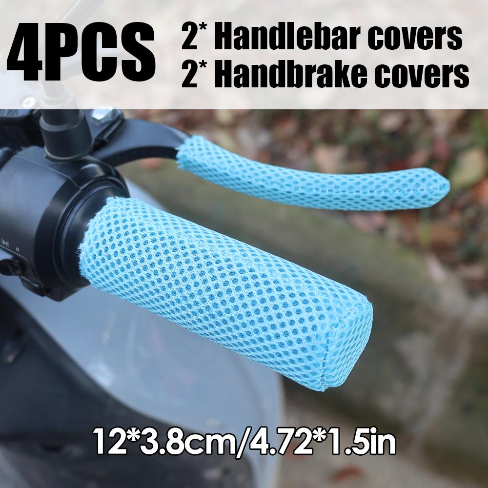 Letní kryt rukojeti elektrických vozidel Skútr Tříkolky Jízdní kola Led Hedvábný krém na opalování Protiskluzový Prodyšný elastický kryt rukojeti